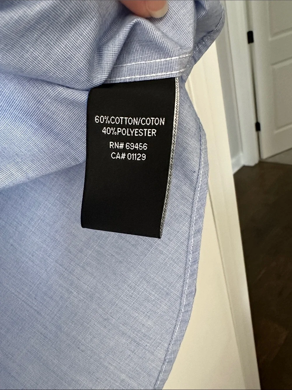 Blue Ralph Lauren Button Down Shirt, Size 18.